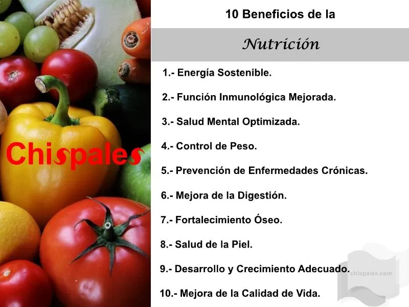 10 Beneficios de la Nutrición
