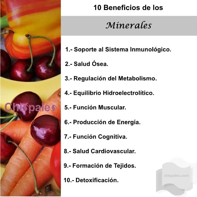 10 Beneficios de los Minerales