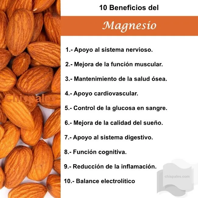 10 Beneficios del Magnesio