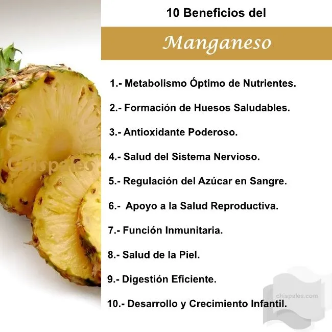 10 Beneficios del Manganeso