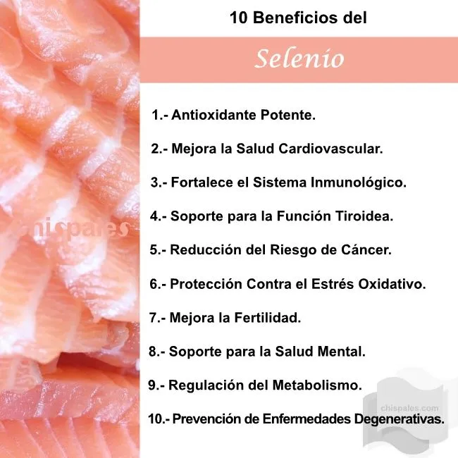 10 Beneficios del Selenio