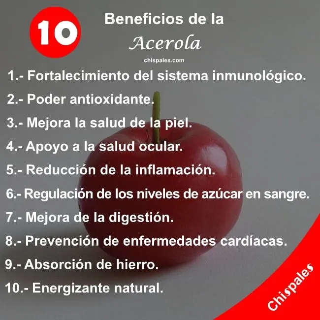 10 Beneficios de la Acerola