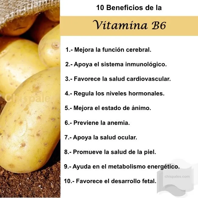10 Beneficios de la Vitamina B6