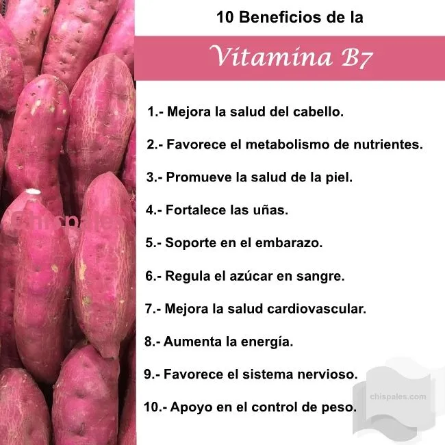 10 Beneficios de la Vitamina B7