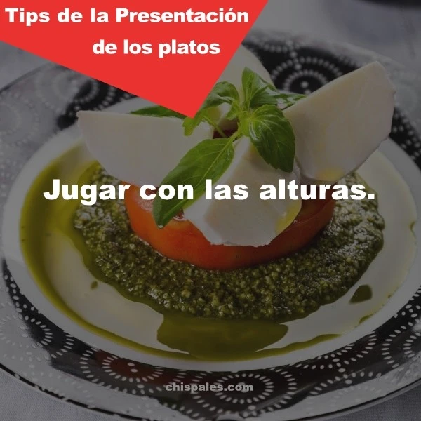 Presentación de los platos