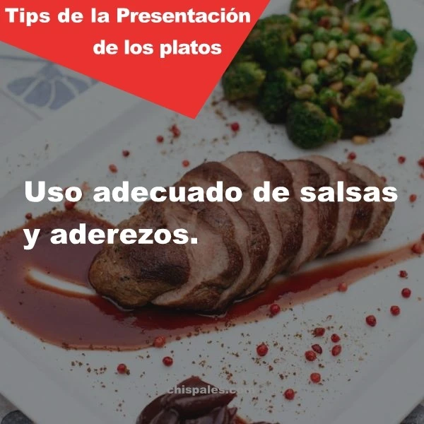 Presentación de los platos
