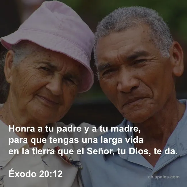 Versículos de promesas de Dios Éxodo 20.12