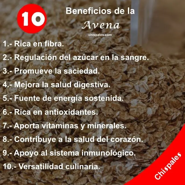 10 Beneficios de la Avena