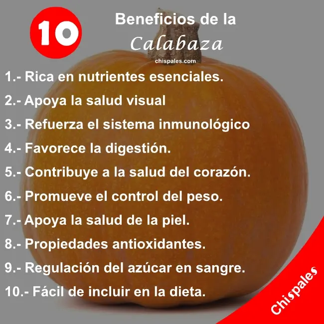 10 Beneficios de la Calabaza