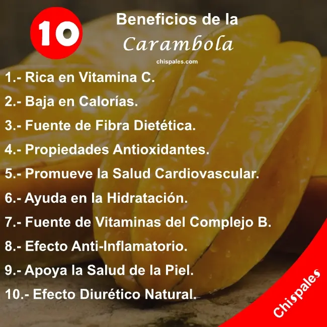 10 Beneficios de la Carambola