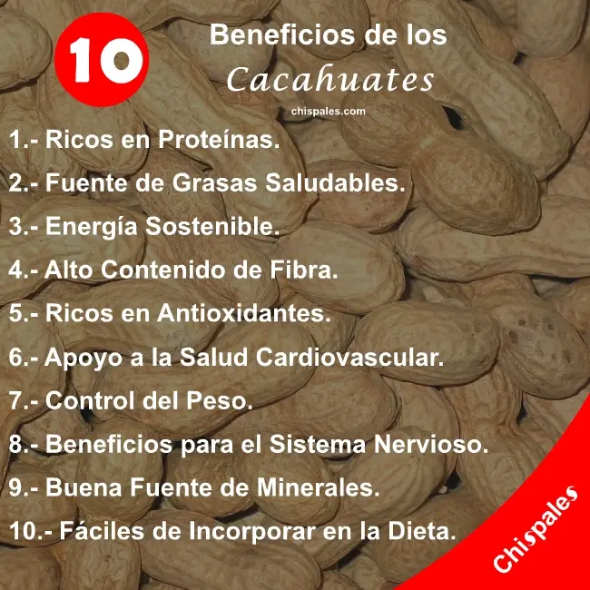 10 Beneficios de los Cacahuates