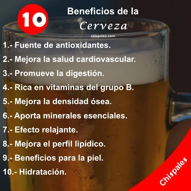 10 Beneficios de la Cerveza