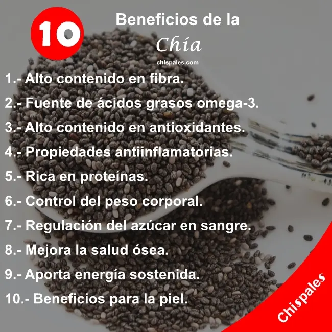 10 Beneficios de la Chía