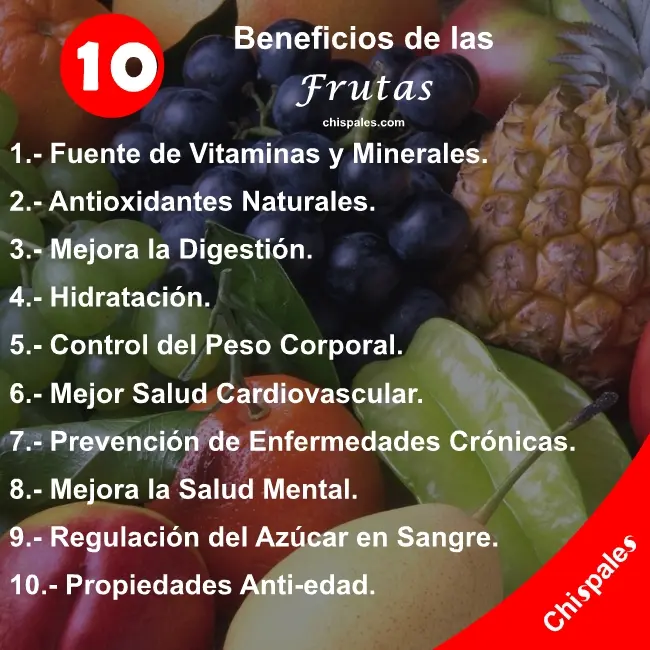 10 Beneficios de las Frutas