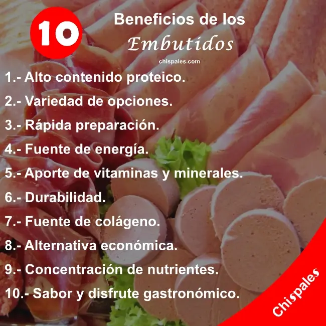 10 Beneficios de los Embutidos
