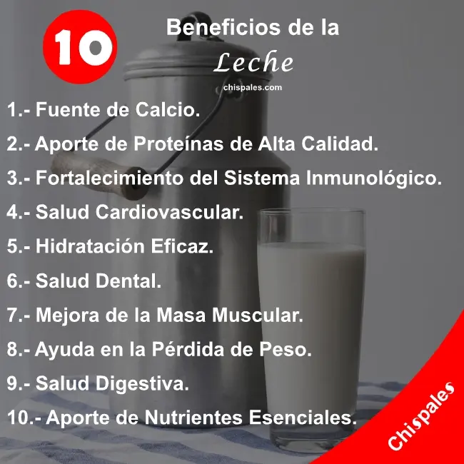 10 Beneficios de la Leche