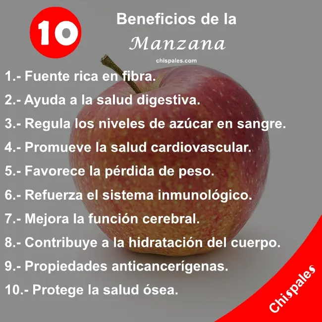 10 Beneficios de la Manzana