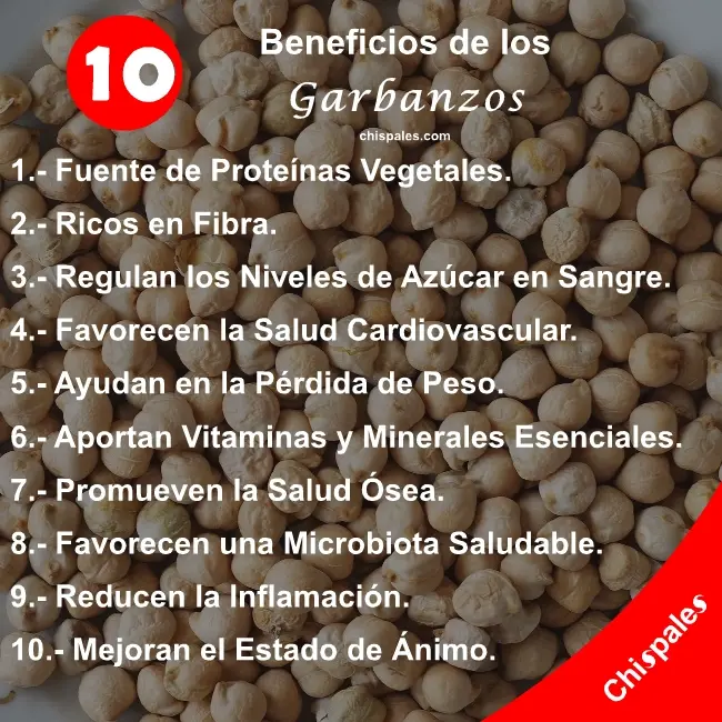 10 Beneficios de los Garbanzos