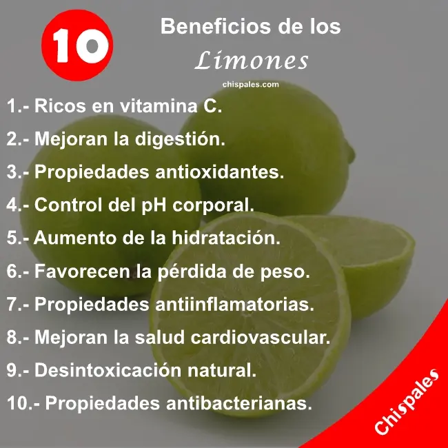 10 Beneficios de los Limones