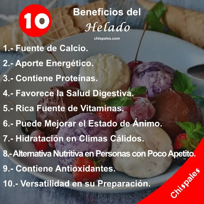 10 Beneficios del Helado