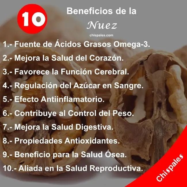 10 Beneficios de la Nuez