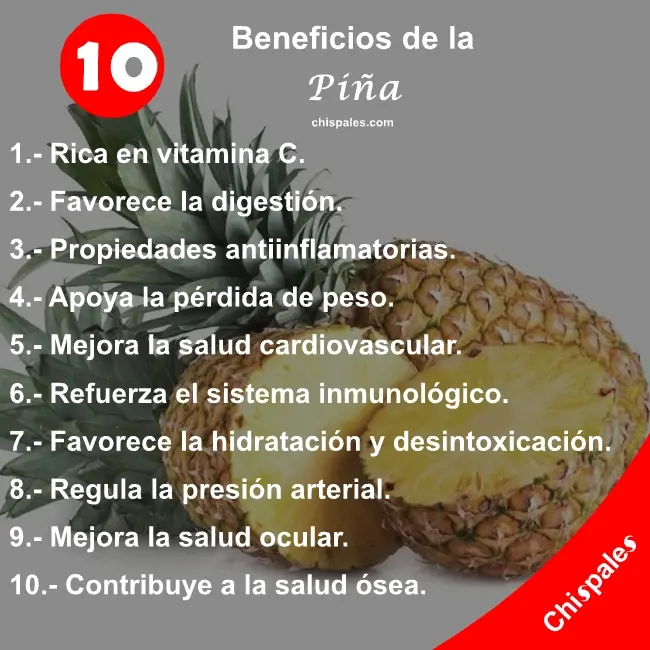 10 Beneficios de la Piña