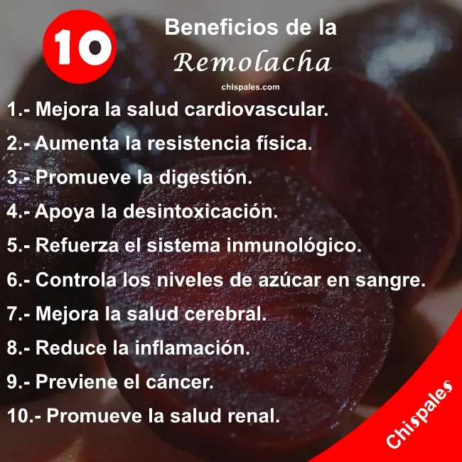 10 Beneficios de la Remolacha