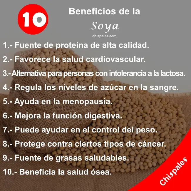 10 Beneficios de la Soya