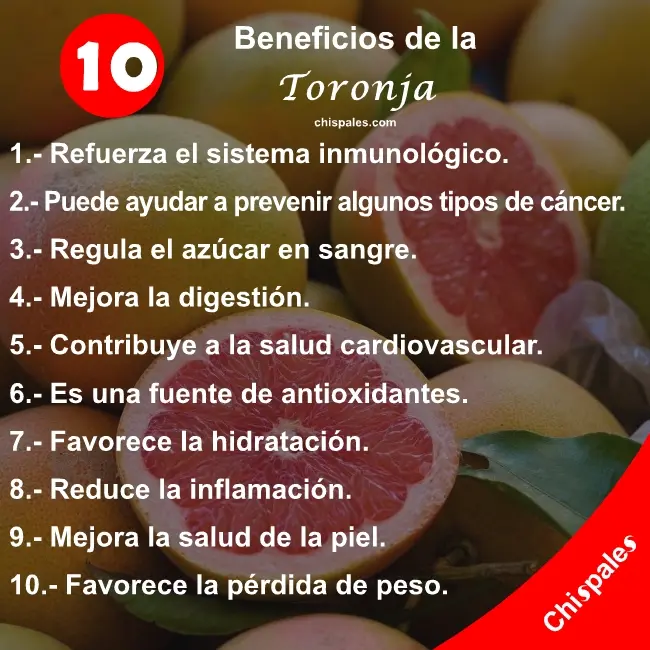10 Beneficios de la Toronja