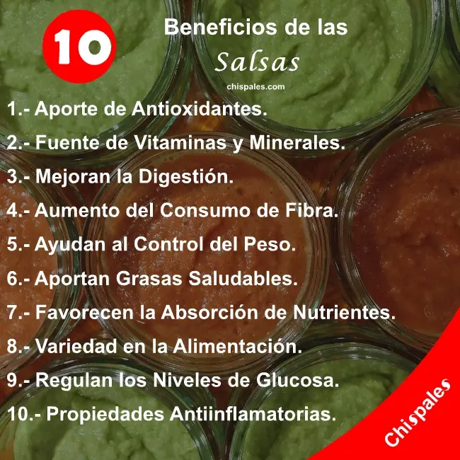 10 Beneficios de las Salsas