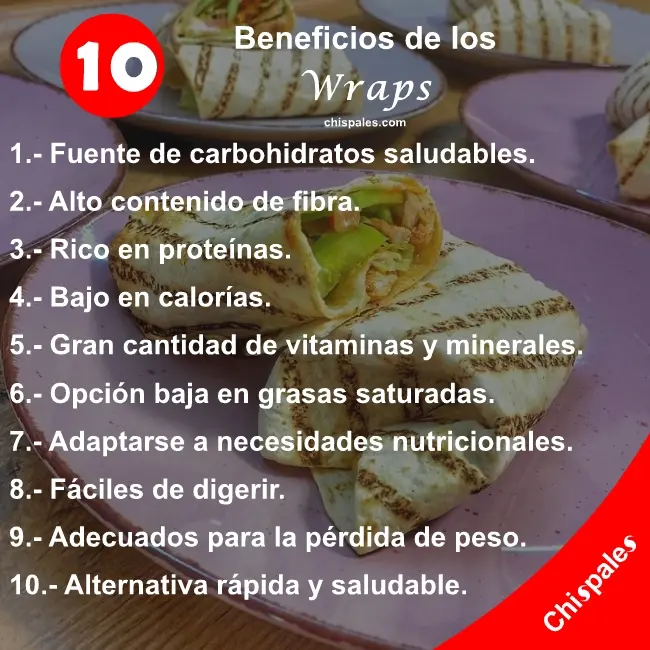 10 Beneficios de los Wraps
