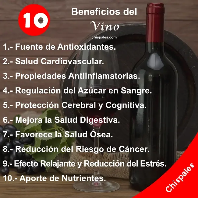 10 Beneficios del Vino